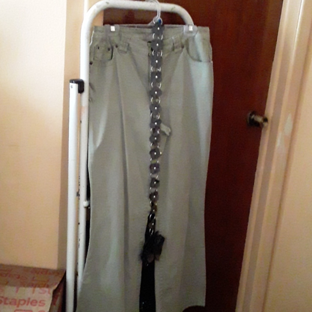 Brushed Jean's with belt